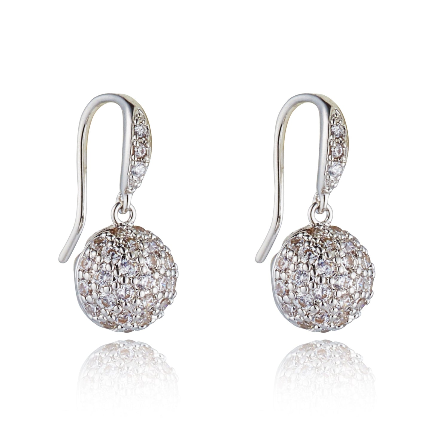 Carolyn Rhodium Earrings