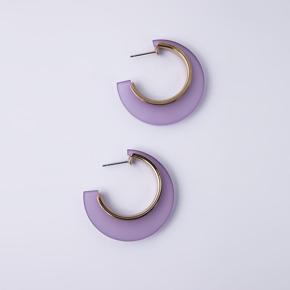 Opaque Lavender Hoop