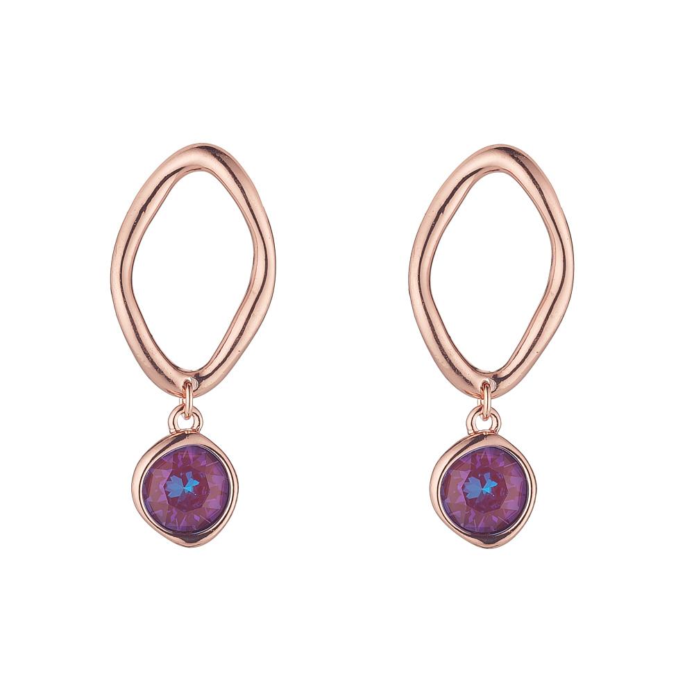 Sabina Burgundy Delite Earring