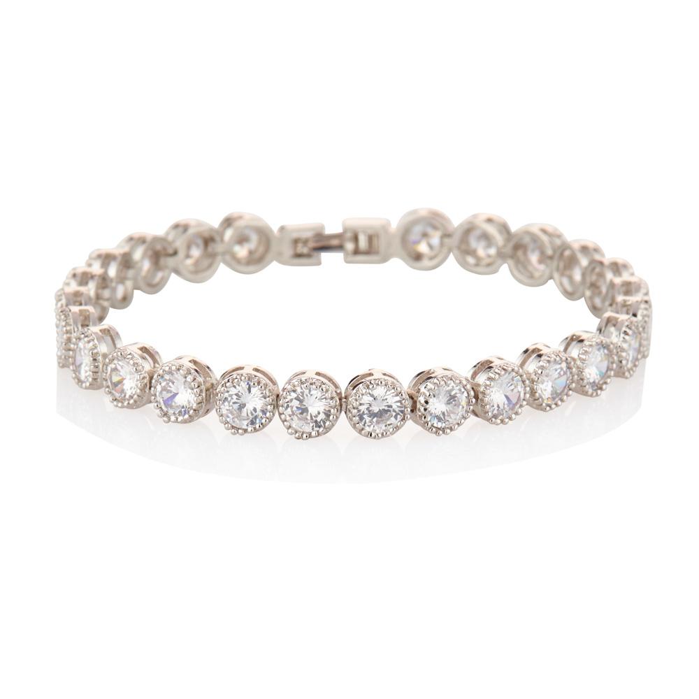 Danna Silver Tennis Bracelet