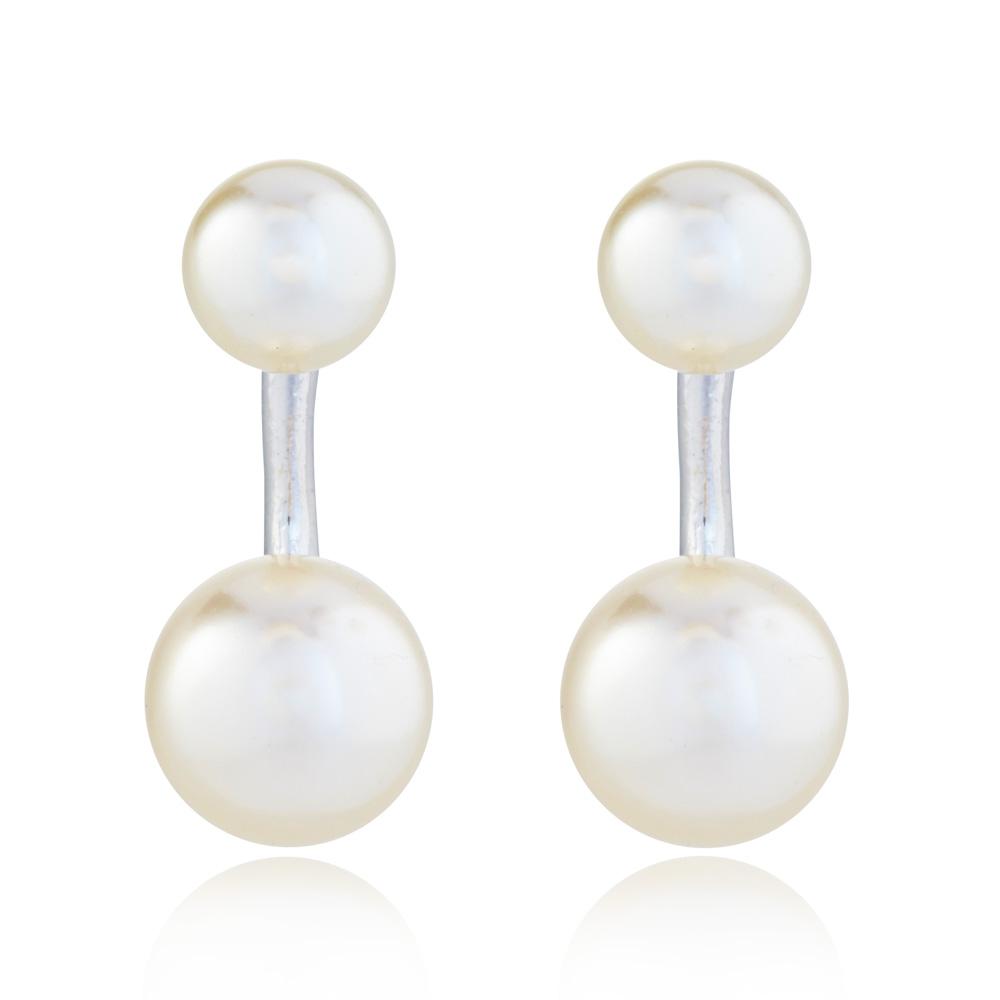 Dual Pearl Stud