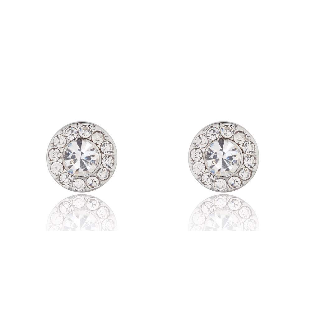 Gabriela Rhodium Earrings