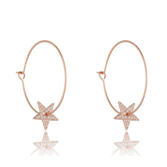 Sofia Rose Gold Earrings