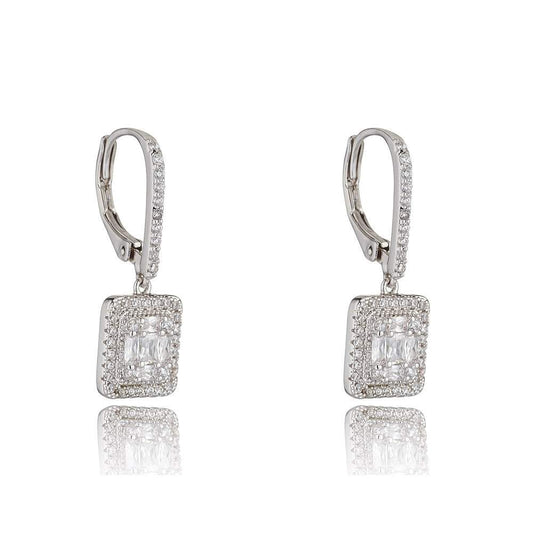 Isabella Rhodium Earrings