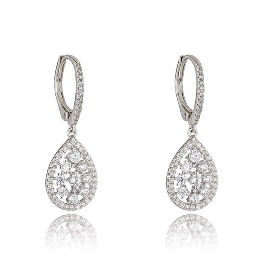 Julieta Rhodium Earrings