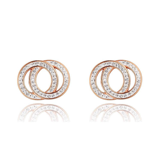 Elise Rose Gold Earrings