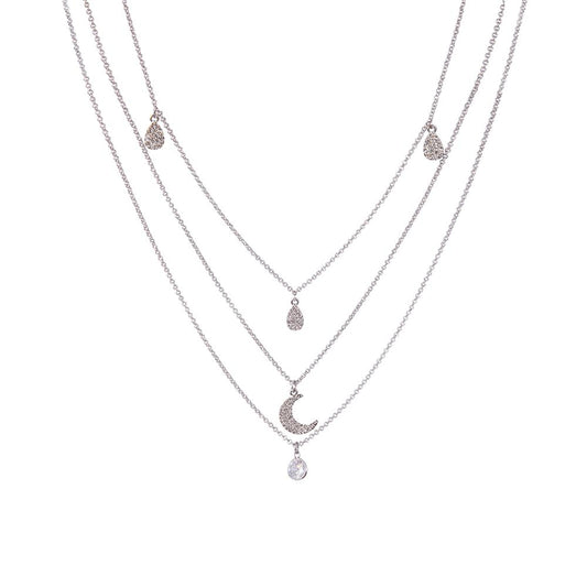 Heloise Rhodium Necklace