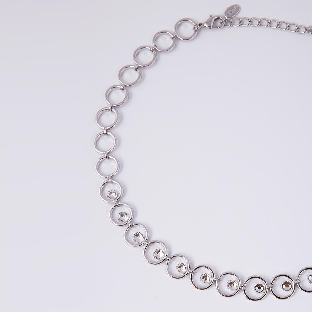 Leonie Rhodium Necklace