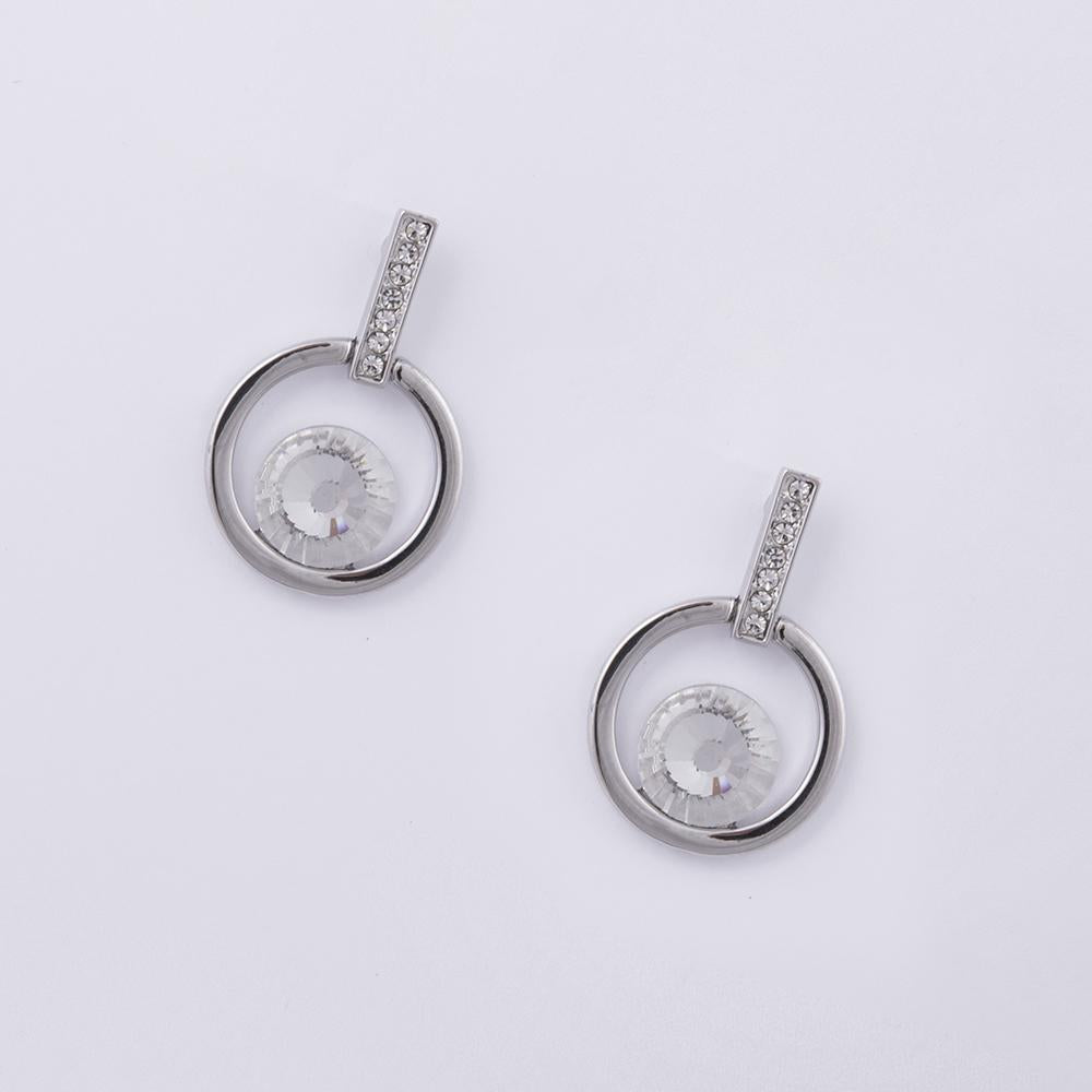 Leonie Rhodium Earrings