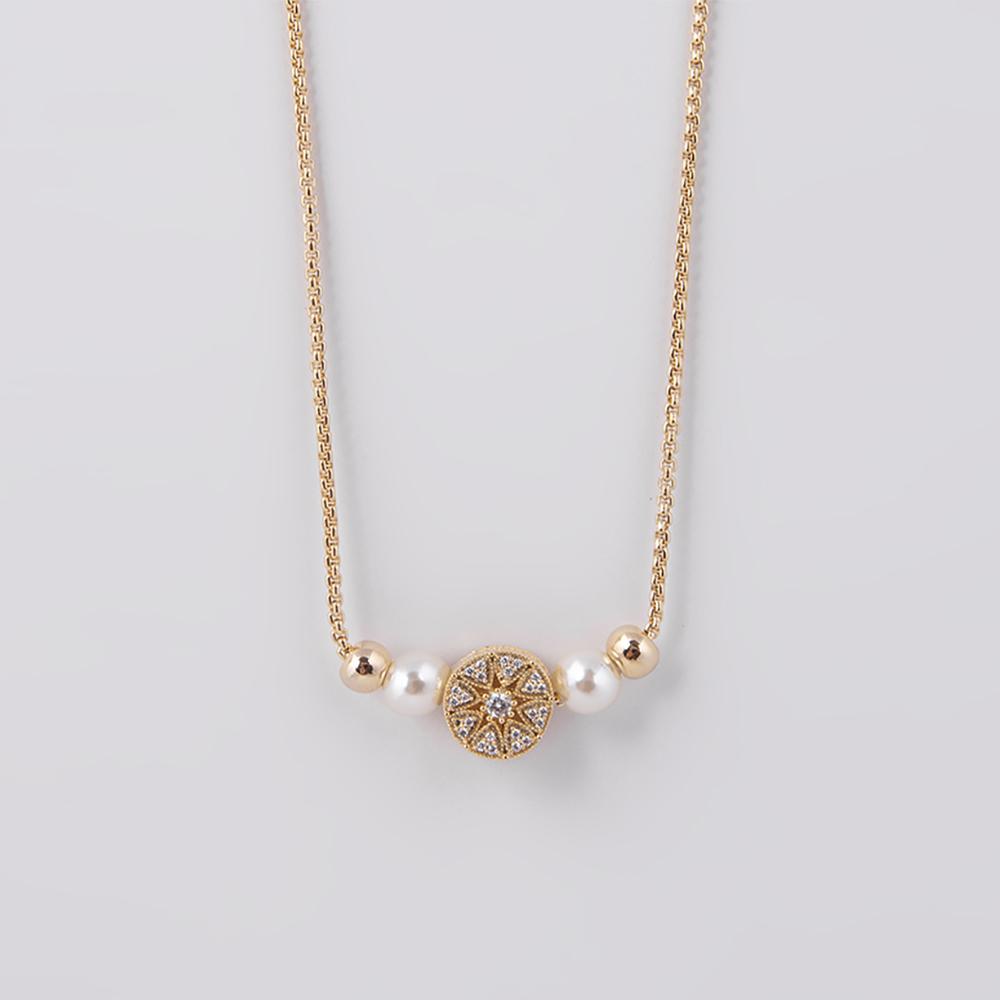 Maya Gold Long Necklace