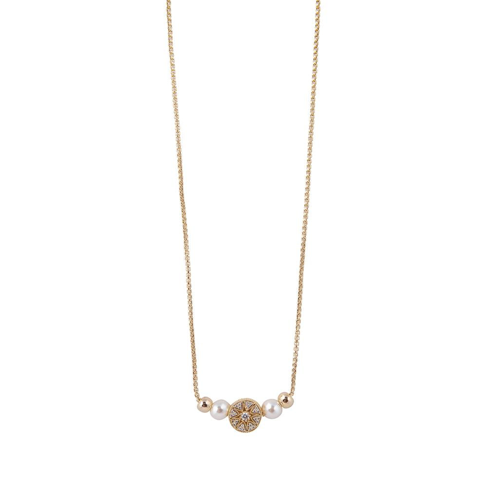 Maya Gold Short Necklace