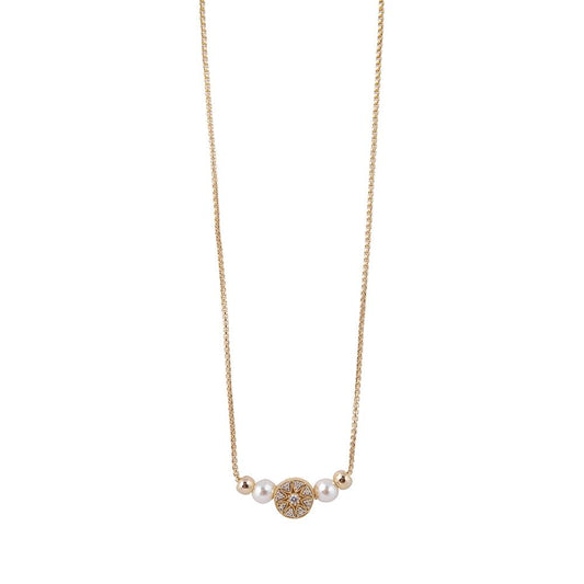 Maya Gold Short Necklace