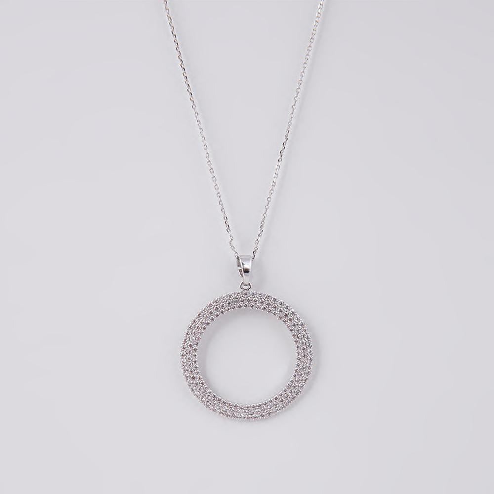 Violette Rhodium Necklace