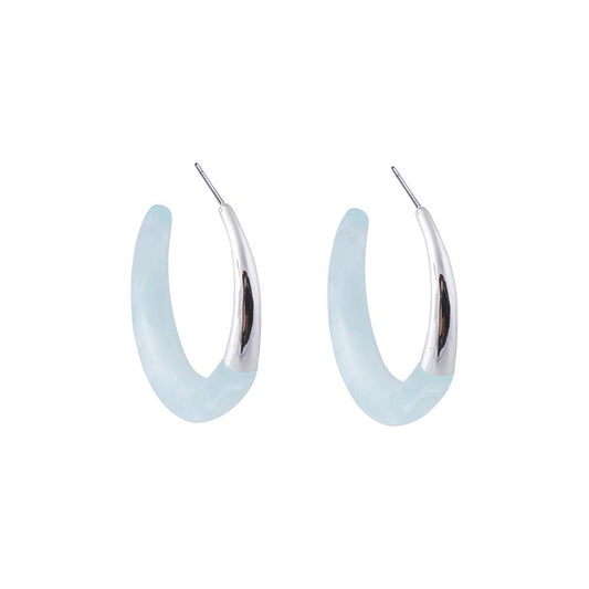 Minerva Turquoise Hoops