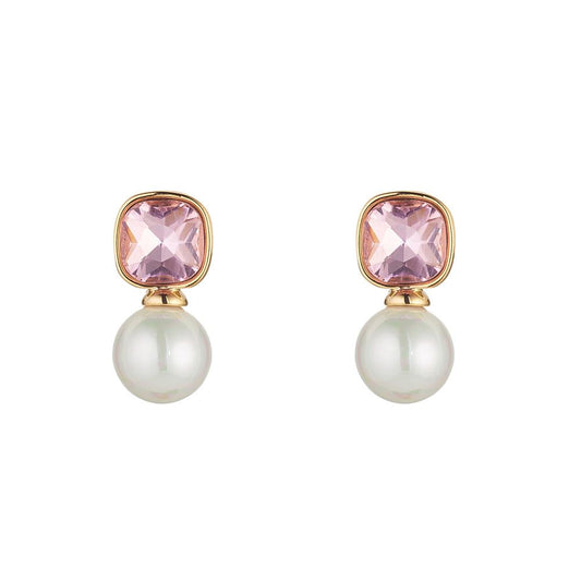 Rose & Pearl Earrings