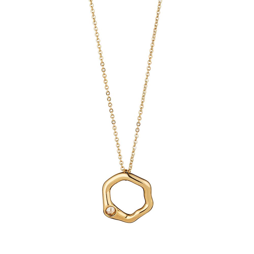 Janine Golden Shadow Necklace