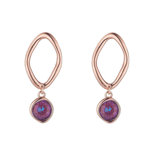 Sabina Burgundy Delite Earring