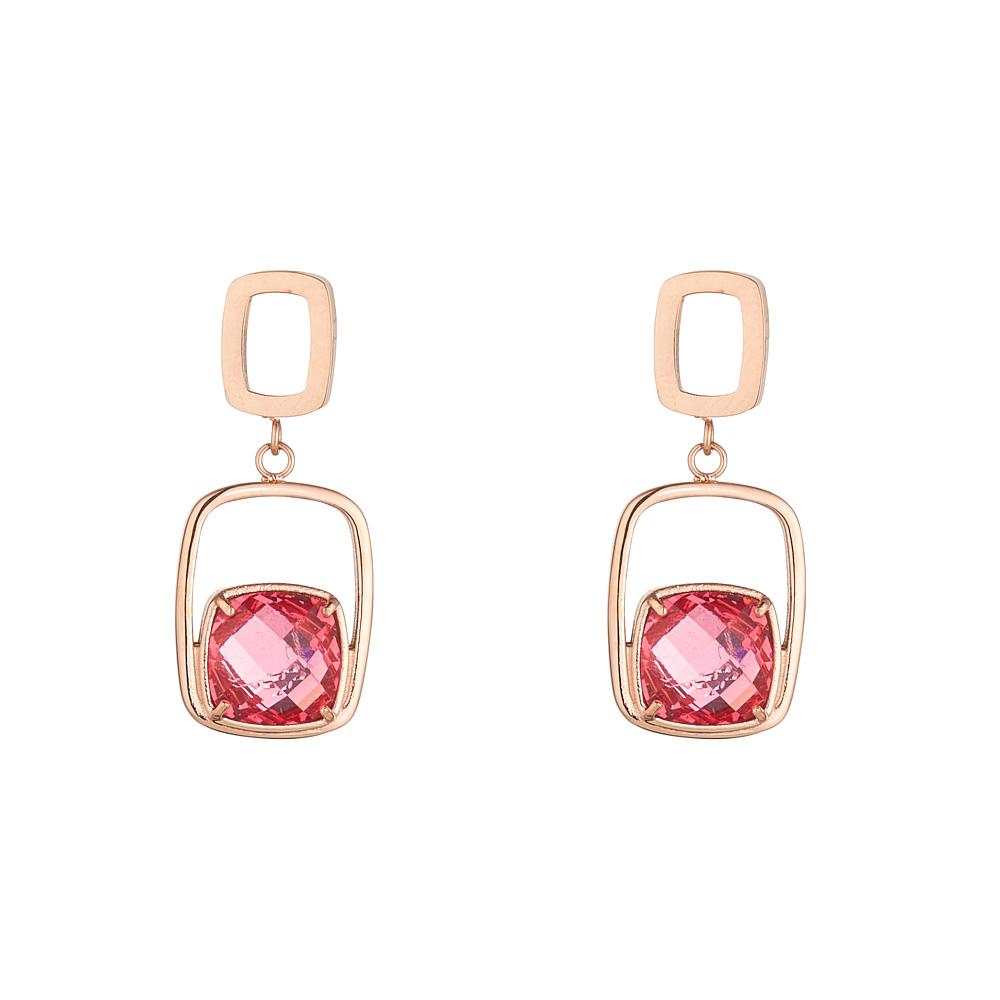 Rose Crystal Earrings